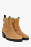 Acne Studios Brown Suede Heeled Booties Size 38 (As Is)