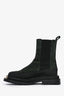 Sandro Green Suede Chelsea Boots Size 38