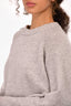 Ba&sh Grey Cashmere Zip Detail Sweater Size M