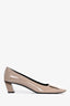 Roger Vivier Taupe Patent 'Belle' Heels Size 42