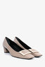 Roger Vivier Taupe Patent 'Belle' Heels Size 42