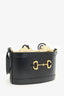 Gucci Leather 1955 Horsebit Drawstring Bucket Bag