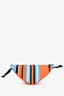 Prada Orange/Blue/Black Canvas Logo Triangle Pouch (Altered)