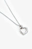 Gucci Sterling Silver Bamboo Heart Necklace