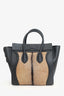 Celine Black Ponyhair Mini Luggage Tote