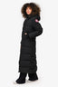 Canada Goose Black Mystique Long Parka Down Coat Size S