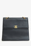 Pre-Loved Chanel™ 1997-99 Black Caviar Leather Straight Flap Shoulder Bag