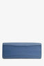 Prada Navy Saffiano Leather Bibliothèque Handle Bag with Strap