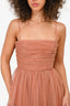 Zimmerman Blush Tulle Sleeveless Maxi Dress Size 1