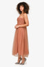 Zimmerman Blush Tulle Sleeveless Maxi Dress Size 1