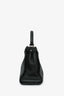 Fendi Black Grained Leather Medium Peekaboo Top Handle with Strap