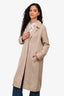 Sandro Beige Button Trench Size 40