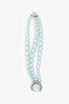 Miu Miu Blue Three Layer Pearl Bracelet