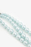 Miu Miu Blue Three Layer Pearl Bracelet