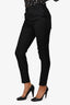 Celine Black Tapered Tuxedo Pants Size 38