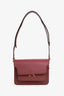 Marni Red Leather Mini Trunk Shoulder Bag