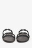 Hermès Black Rubber Rivage Chaine D'Ancre Sandals Size 36