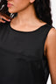 St. John Couture Black Satin Sleeveless Top Size M