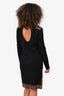 Emilio Pucci Black Studded Dress Size 12 US