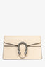 Gucci Cream Leather Super Mini Dionysus Crossbody