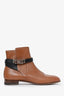 Hermès Brown Leather Neo Ankle Boots Size 39