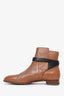 Hermès Brown Leather Neo Ankle Boots Size 39