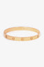 Cartier 2014 18K Pink Gold Classic Love Bracelet Size 18