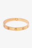 Cartier 2014 18K Pink Gold Classic Love Bracelet Size 18