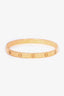 Cartier 2014 18K Pink Gold Classic Love Bracelet Size 18