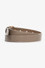 Balenciaga Taupe Leather BB Logo Belt Size 70