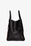 Prada Brown/Black Leather Bicolour Twin Pocket Top Handle with Strap