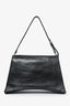 Balenciaga Black Leather Medium Crush Shoulder Bag