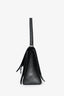 Balenciaga Black Leather Medium Crush Shoulder Bag