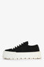 Prada Black Nylon Double Wheel Sneakers Size 35.5