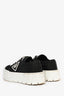 Prada Black Nylon Double Wheel Sneakers Size 35.5