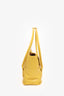 Bottega Veneta Yellow Maxi Intrecciato Leather Medium Arco Tote