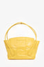 Bottega Veneta Yellow Maxi Intrecciato Leather Medium Arco Tote