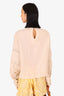 Ministry Of Style Beige Puff Long-Sleeve Lace Detail Top Size 12