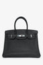 Hermès 2017 Black Togo Leather Birkin 30 PHW