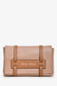 Miu Miu Beige/ Brown Leather Grace Lux Messenger Bag With Strap