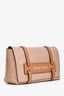 Miu Miu Beige/ Brown Leather Grace Lux Messenger Bag With Strap