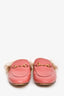 Gucci Pink Leather/Fur Princeton Slip On Est. Size 39