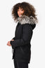 Mackage Black Fur Lined Hooded Coat Size XS