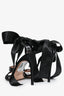 Alberta Ferretti Black Suede Ribbon Wrap Heels Size 39