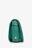 Alberta Ferretti Teal Suede/Leather Crossbody