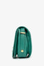 Alberta Ferretti Teal Suede/Leather Crossbody