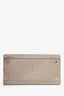 Valextra Taupe Leather Medium Iside Top Handle Bag with Strap