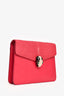 Bvlgari Pink Leather/Stingray Serpenti Crossbody (As Is)