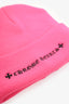 Chrome Hearts Pink Triple Cross Beanie