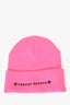 Chrome Hearts Pink Triple Cross Beanie